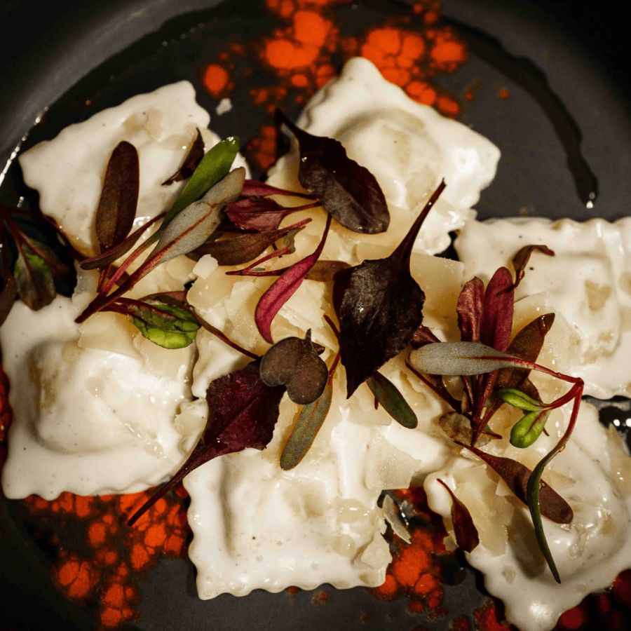 The Queen of Pasta Ricotta and Truffle Ravioli a m